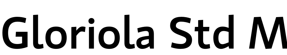 Gloriola Std Medium Font Download Free